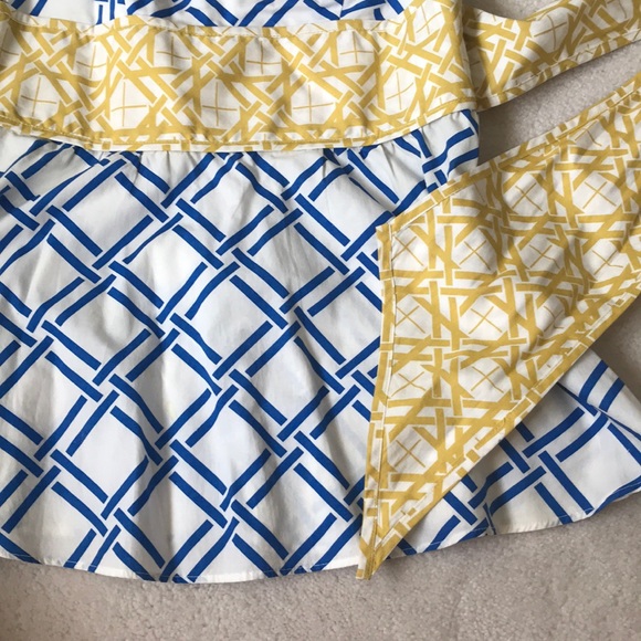 Anthro adorable summer top with belted tie - Picture 4 of 5